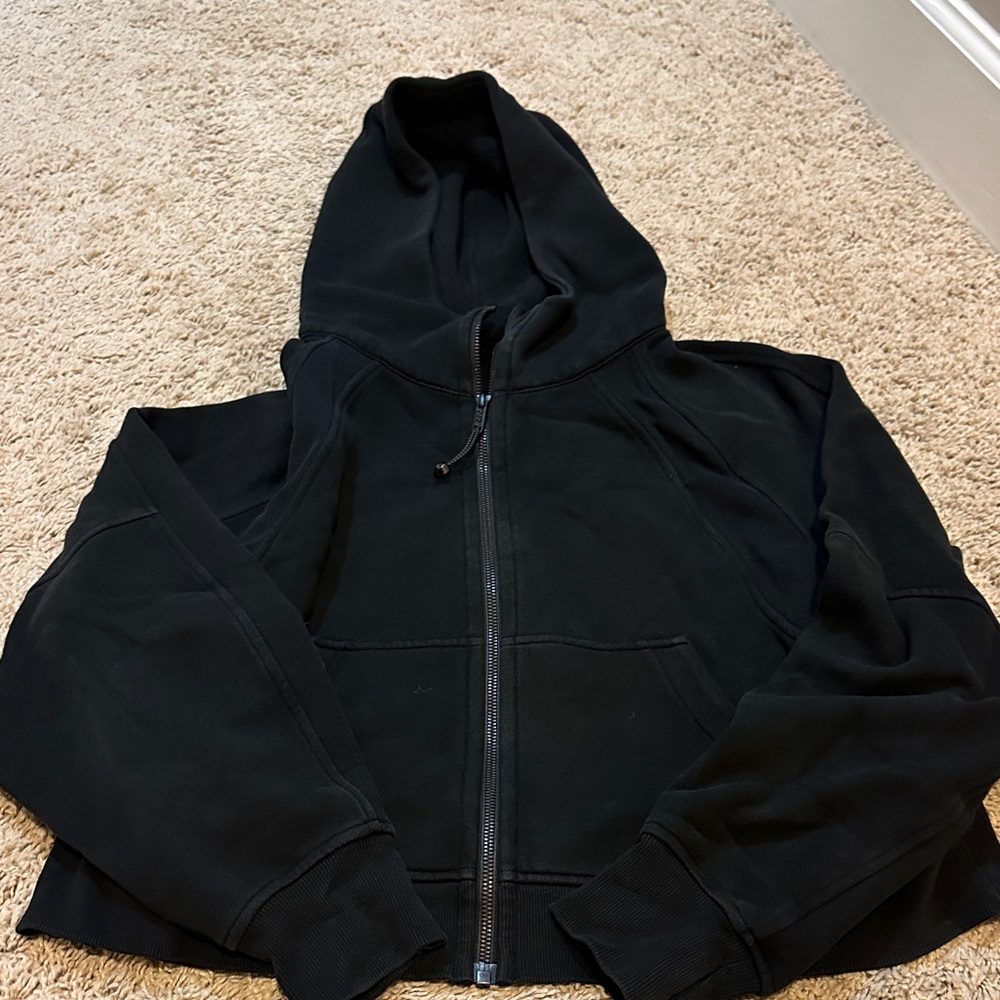 Lululemon Scuba Black Zip-Up Hoodie
